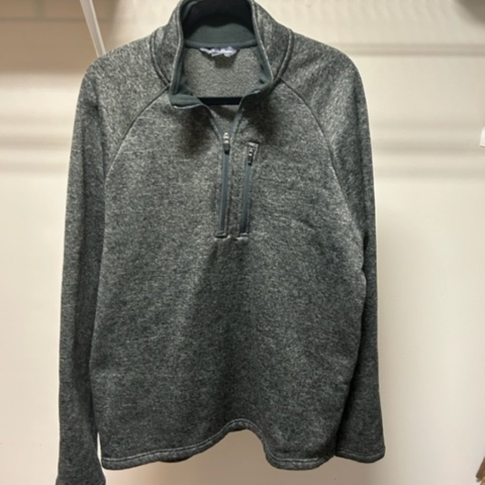 Mens XL Eddie Bauer Sweater 1/4 Zipper - NWOT